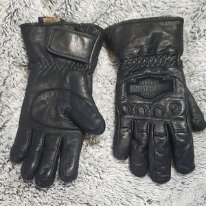 Ladies leather Harley Davidson Gloves sz Small